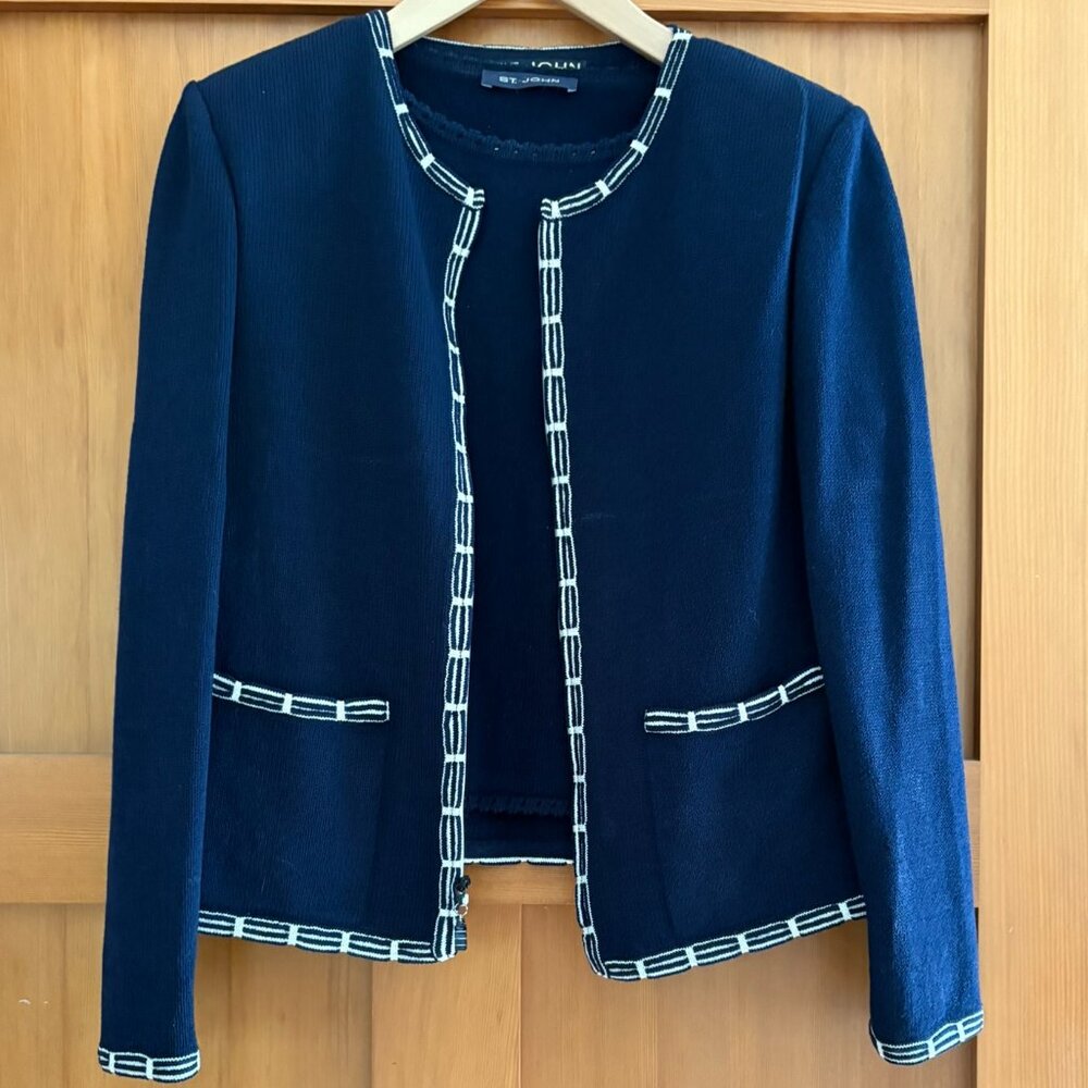 St John Knit Jacket And Shell - image 1